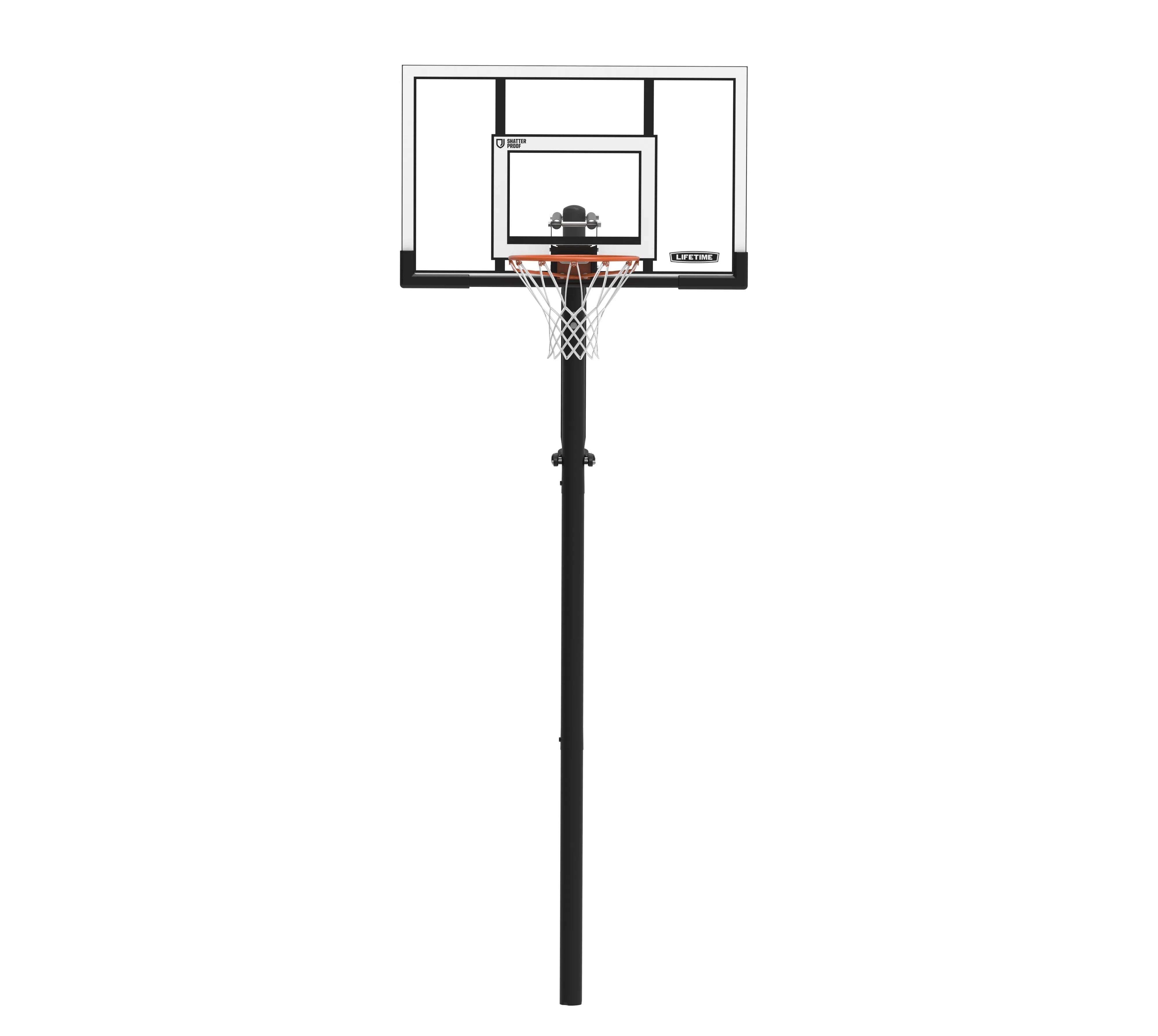 Lifetime Adjustable In-Ground Basketball Hoop (52-Inch Polycarbonate)